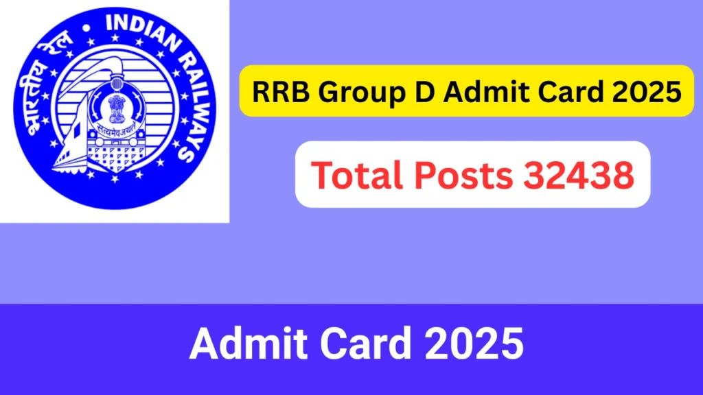 RRB Group D Admit Card 2025